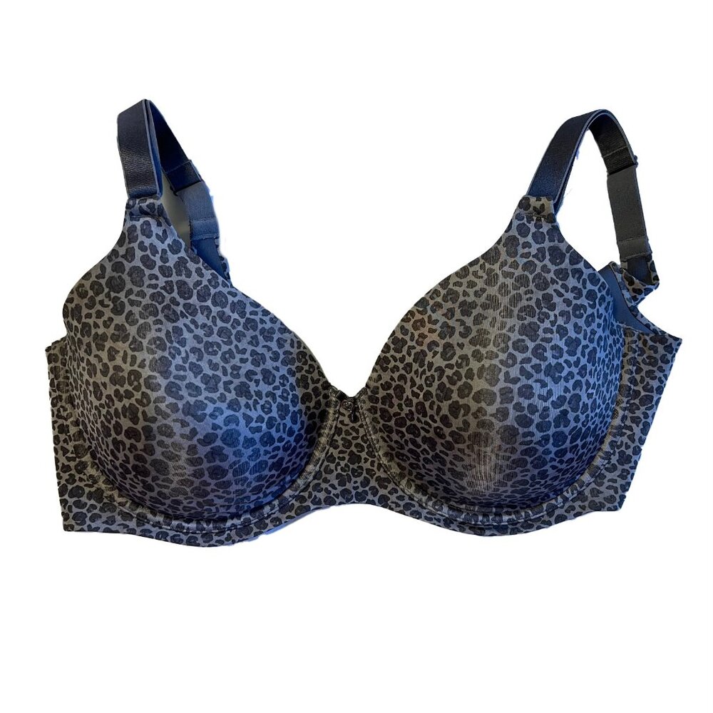 Vanity Fair Gray Leopard Bra - Great Condition